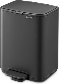 Sötétszürke acél pedálos szemetes 4 l Bo – Brabantia