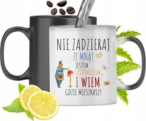 Mágikus Bögre Postásnak Színváltós Nyomtatott Fényképpel