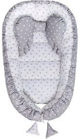 Babafészek kisbabák számára Belisima szürke