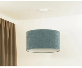 Duolla - Csillár zsinóron CORDUROY 1xE27/15W/230V átm. 40 cm világoskék