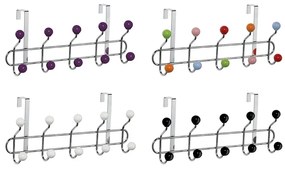 Borvörös-ezüstszínű fém ajtófogas 41 cm – Premier Housewares