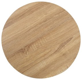 Világosbarna MDF bisztróasztal 50 cm