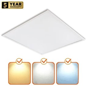 LED Dimmelhető beépíthető panel CAPRI LED/25/36/40W/230V 3000/4000/5700K IP44 60x60 cm