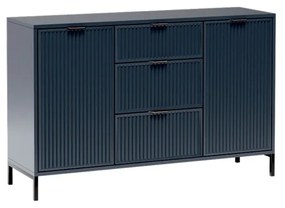 ELEGANZO LS-2 3S2D komód sötétkék színben