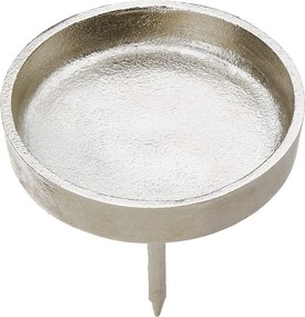 ADVENT koszorúba szúrható gyertyatartó, ezüst Ø8cm