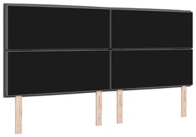 Fejtámla modern dizájn Sötét szürke 200 cm Szövet