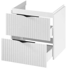 Cersanit S1015-007 - TIRSO falra szerelhető mosdó alatti fürdőszobaszekrény 60x45 cm fehér