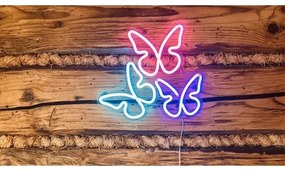 2Kids Toys - LED Neon fali dekoráció LED/5W/USB pillangók