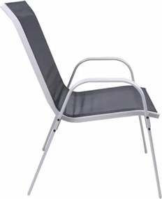 Rakásolható kerti székek 4 db szett