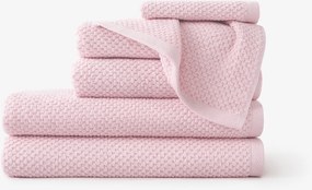 Goldea pamut frotír törölköző / fürdőlepedő micro pure - pasztell rózsaszín 50 x 100 cm