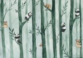 Fotótapéta gyerekeknek m2 koalák panda fák