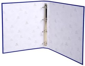 Gyűrűs könyv, 4 gyűrű, 40 mm, A4, karton, EXACOMPTA, kék (EX51372E)