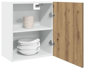 “Lyon” 2 db kézműves tölgy színű szerelt fa függő szekrény