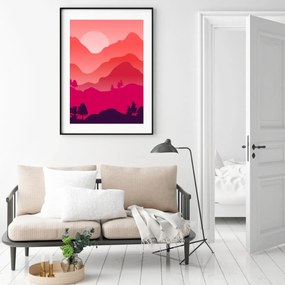 Poszter - Hegyi táj (A4)