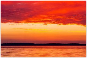 Poszterek 120x80 Naplemente Felhők