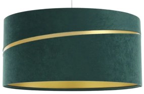 Csillár zsinóron SWING 1xE27/60W/230V zöld/arany