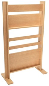 Natúr színű paraván tölgyfa dekorral Forma – Hübsch