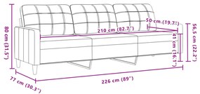 2 részes sötétszürke szövet ülőgarnitúra díszpárnákkal