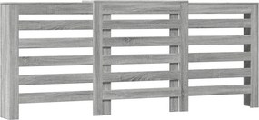 vidaXL szürke sonoma szerelt fa radiátorburkolat 205x21,5x83,5 cm
