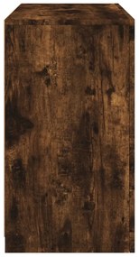 füstös tölgy színű tálalószekrény LED-ekkel 60,5 x 37 x 67 cm