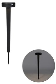 Design tüskespot fekete LED-del és dimmerrel IP55 napelemes - Fiorina