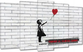 Festmények 100x60 Theres always hope Banksy