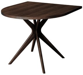 Étkezőasztal diófa dekorral 90x90 cm Jubi – Ragaba