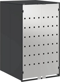 vidaXL Hulladékgyűjtő tároló gázliftinges fedéllel 240L-es kukához