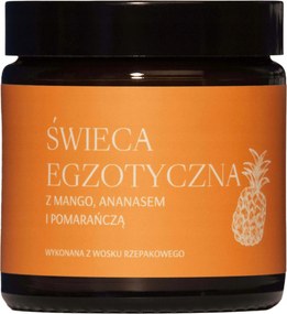 Mglife egzotikus gyertya mangóból, repceviasz ananászból 120 ml