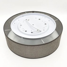 Mennyezeti lámpatest SIRJA 2xE27/15W/230V, átmérő 45 cm, barna