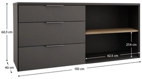 ADAPO 05 komód, antracit