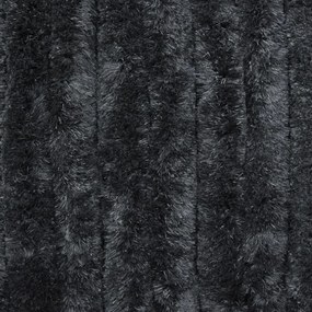 antracitszürke zsenília rovarfüggöny 90 x 220 cm