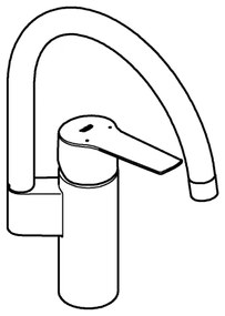 GROHE 304692430 - START mosogató csaptelep, 339 mm, fekete