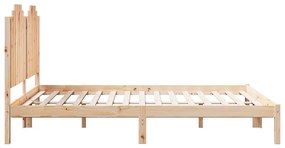 tömör fa extra hosszú ágykeret matrac nélkül 160 x 220 cm