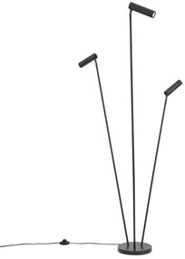 Modern állólámpa fekete 3-lámpás GU10 35mm - Thomas