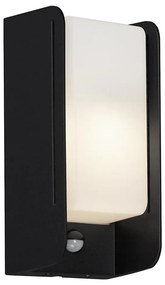 Briloner 3017-015 - Kültéri fali lámpa érzékelővel 1xE27/12W/230V IP44