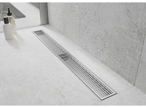 Mexen Flat M33 rozsdamentes acél zuhanytálca 60 cm, rozsdamentes acél, 1033060-15