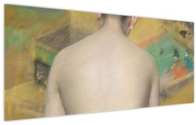 Kép - William Merritt Chase, Study of Flesh Color and Gold, reprodukciók (120x50 cm)