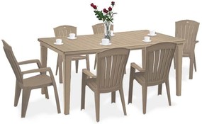 Futorini 6+1 kerti bútor garnitúra szett