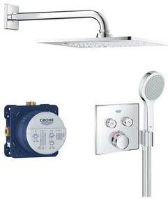 Zuhanyrendszer GROHE Grohtherm SmartControl vakolat alá vakolat alatti résszel együtt króm 34742000