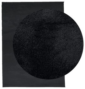 OVIEDO fekete rövid szálú szőnyeg 240 x 340 cm