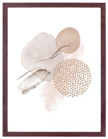 Aspen falikép szett, sötétbarna, 3 db