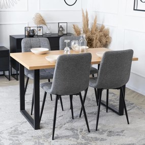 Szürke Szövet Étkezőszék. PERU 2