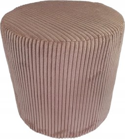 Puff kerek poso szín piszkos rózsaszín