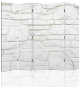 Gario Paraván Fehér homokko fal Méret: 180 x 170 cm, Kivitelezés: Forgó paraván 360°