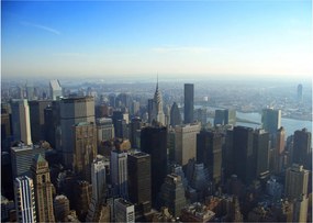 Üveg kép - Manhattan nappal (70x50 cm)
