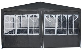 Parti Sátor 12 Oldalfallal Antracit 8x4 m PE