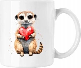 Bögre Szurikáta Kedves Gyerek 4 Fehér 330ml