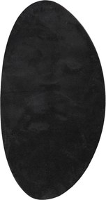 vidaXL Területszőnyegek HUARTE Fekete 100 x 200 cm Poliészter