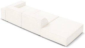 Bézs buklé szövet sarokkanapé (bal oldali) Jodie – Micadoni Home